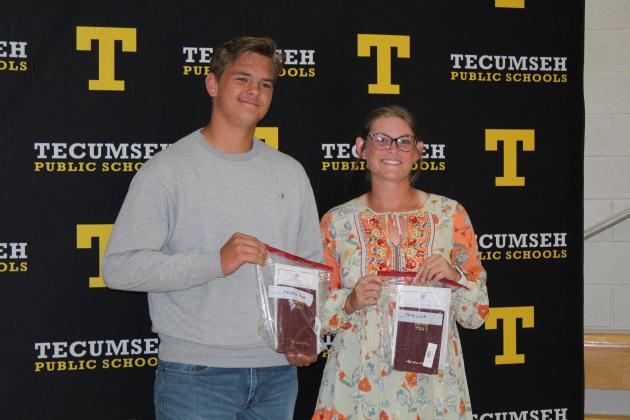 Brodey Bone and Tara Lack received the I Dare You Awards.