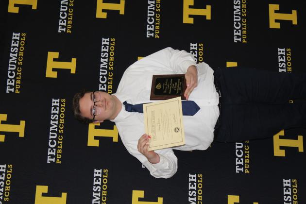 Danny Johnson had Perfect Attendance for two years.