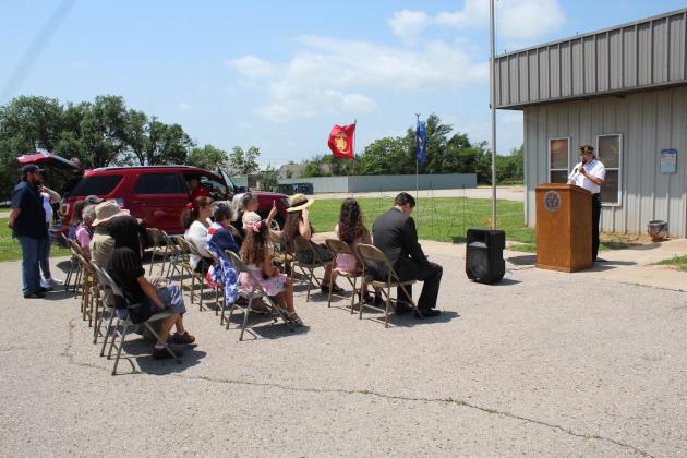 Memorial Day Ceremony at Tecumseh Cemetery