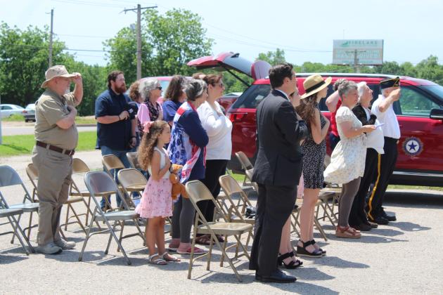 Memorial Day Ceremony at Tecumseh Cemetery