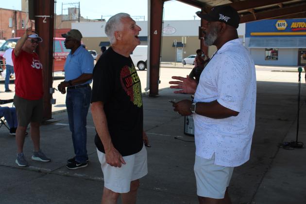 Mayor Ed Bolt, Pastor Darryl Fields
