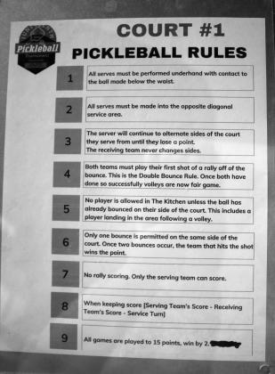 Pickleball Rules