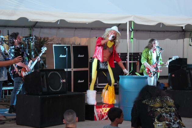 Next Halen performs.