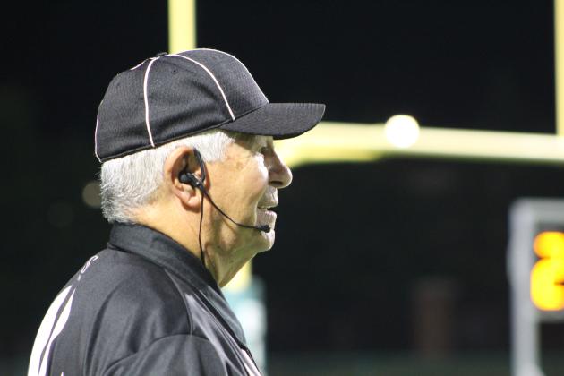 Referee Jim Neafus, of Broken Arrow, has been refereeing for 45 years and plans to retire soon.