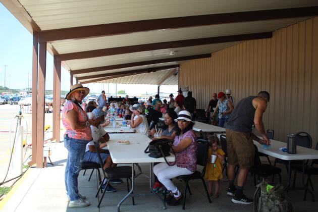 Outdoor Nation Expo barbeque