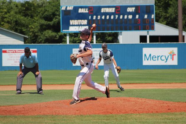Asher sophomore Kelby Fowler winds up for the pitch during the third inning of the first home game in a double header against Boswell on Sept. 3. Asher lost 1-12 and then 3-4. Countywide &amp; Sun/Natasha Dunagan
