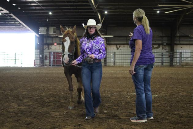 Avery Dockrey, of Shawnee 4-H, participates in the 4-H &amp; FFA Horse Show during the Pottawatomie County Free Fair on Sept. 8. Countywide &amp; Sun/Natasha Dunagan