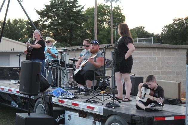 The Jeremy Fullbright Band plays during the Frontier Days Concert in the Park at Slick Humphrey Park on Sept. 17. Tommy Joe Smith and J.P. and Felix Hamilton performed earlier. Countywide &amp; Sun/Natasha Dunagan