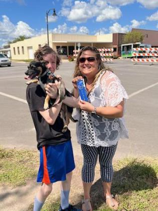 Frisco the Chiweenie, owned by Kayla Decamp, won "Best Trick" in the Frontier Days Pet Contest on Sept. 17. Photo provided by Caitlyn Mertz of Tecumseh Vet Clinic.