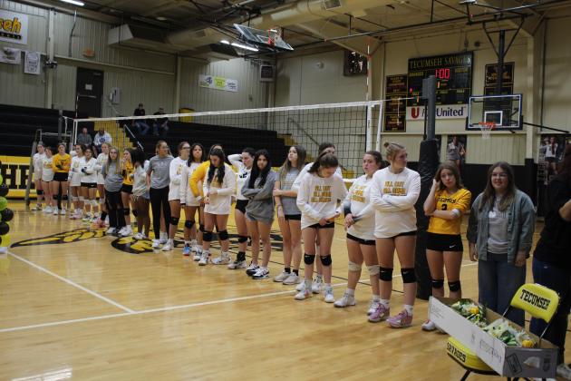 Tecumseh Volleyball Senior Night