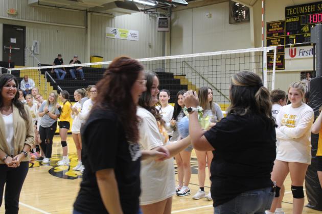 Tecumseh Volleyball Senior Night