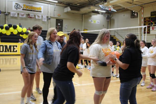Tecumseh Volleyball Senior Night