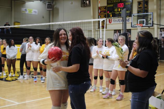 Tecumseh Volleyball Senior Night