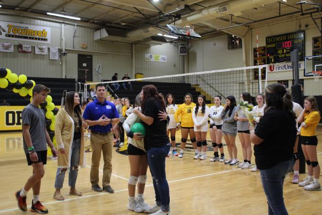 Tecumseh Volleyball Senior Night