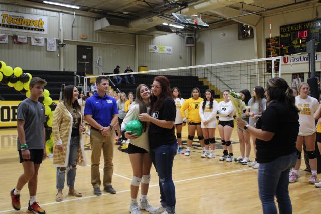 Tecumseh Volleyball Senior Night
