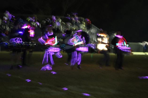 Tecumseh Savage Pride Band Light Show