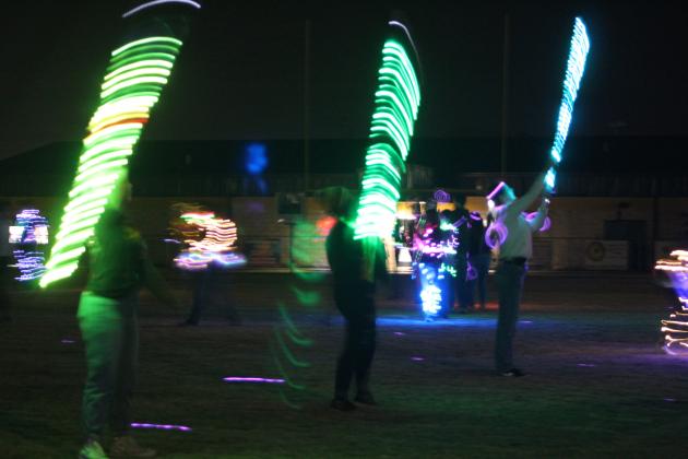 Tecumseh Savage Pride Band Light Show