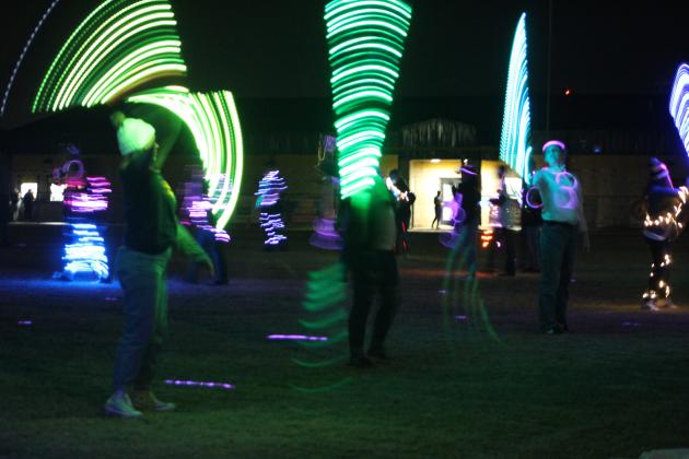 Tecumseh Savage Pride Band Light Show