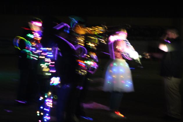 Tecumseh Savage Pride Band Light Show
