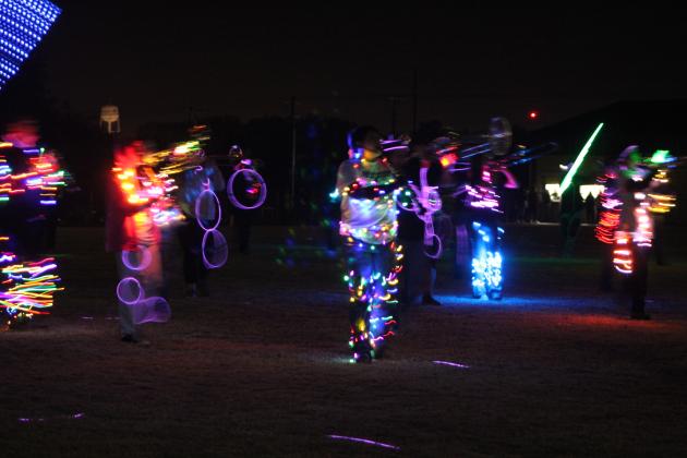 Tecumseh Savage Pride Band Light Show