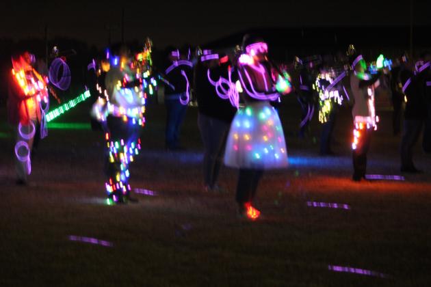 Tecumseh Savage Pride Band Light Show