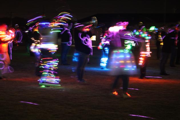 Tecumseh Savage Pride Band Light Show