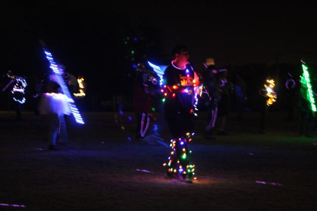 Tecumseh Savage Pride Band Light Show