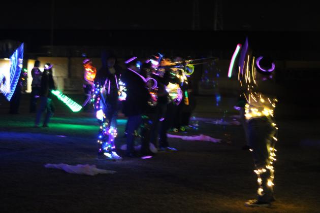 Tecumseh Savage Pride Band Light Show