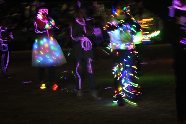 Tecumseh Savage Pride Band Light Show
