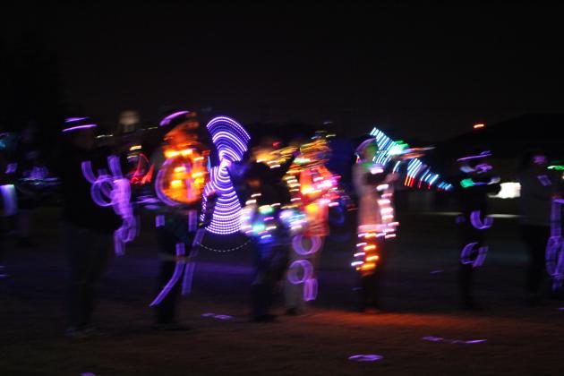 Tecumseh Savage Pride Band Light Show