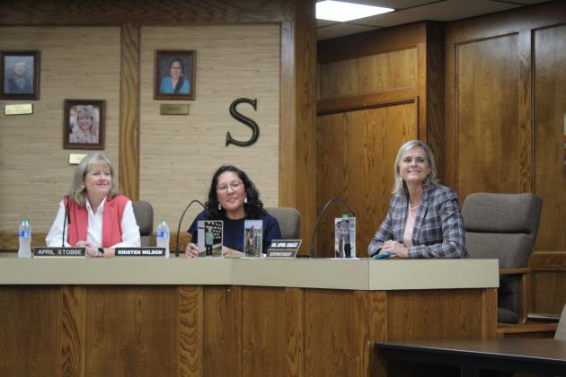 April Stobbe, Kristen Wilson, and Dr. April Grace