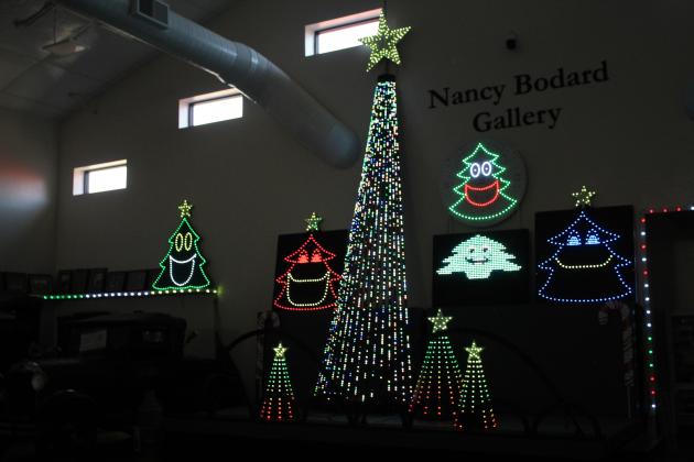 A light show set to Christmas music can be seen at the Paul and Ann Milburn Center in Shawnee before Dec. 24. Pottawatomie County Museum Director Ken Landry said this is the first year for the light show. It was planned to be outside, but it was moved indoors since there is no fence enclosing the complex yet. They have raised $10,000 of the $30,000 needed. On Dec. 16 and 17, the museum will be open 6-9 pm for a nighttime light show. Admission will be free. The museum is open Tues. - Sat., 10 am-4 pm.