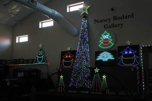 A light show set to Christmas music can be seen at the Paul and Ann Milburn Center in Shawnee before Dec. 24. Pottawatomie County Museum Director Ken Landry said this is the first year for the light show. It was planned to be outside, but it was moved indoors since there is no fence enclosing the complex yet. They have raised $10,000 of the $30,000 needed. On Dec. 16 and 17, the museum will be open 6-9 pm for a nighttime light show. Admission will be free. The museum is open Tues. - Sat., 10 am-4 pm.