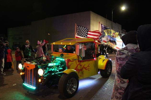 Benny Higgins drives his hot rod in the Shawnee Christmas Parade on Dec. 1. Countywide &amp; Sun/Natasha Dunagan