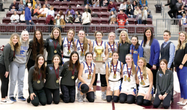 The Bethel Lady Wildcats went undefeated to win the Kellyville Tournament. Photo provided.