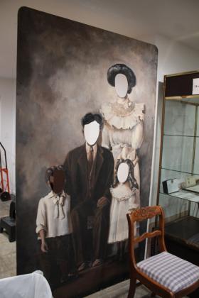 Painted Portrait Board for Posing