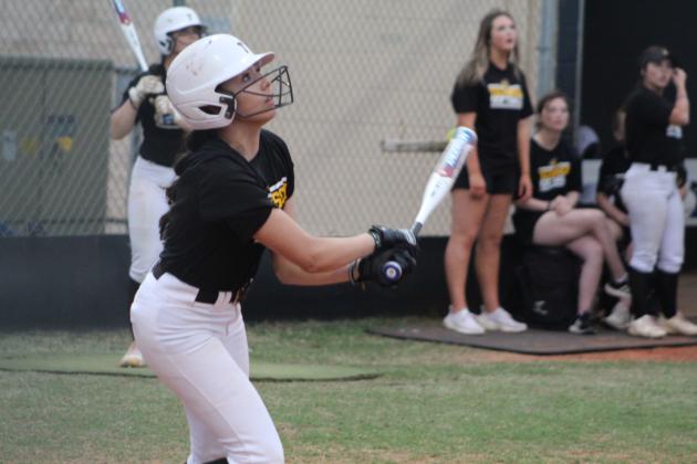 Serenity Jacoway at bat