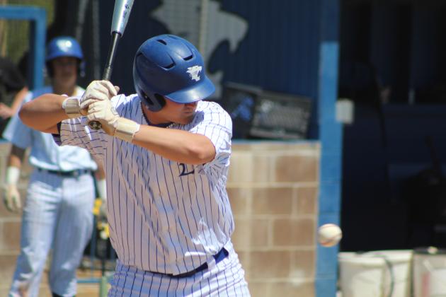 Bethel's Cale Duncan prepares to hit a single in the home game with Prague on April 14. The Wildcats won, 9-1. Countywide &amp; Sun/Natasha Dunagan