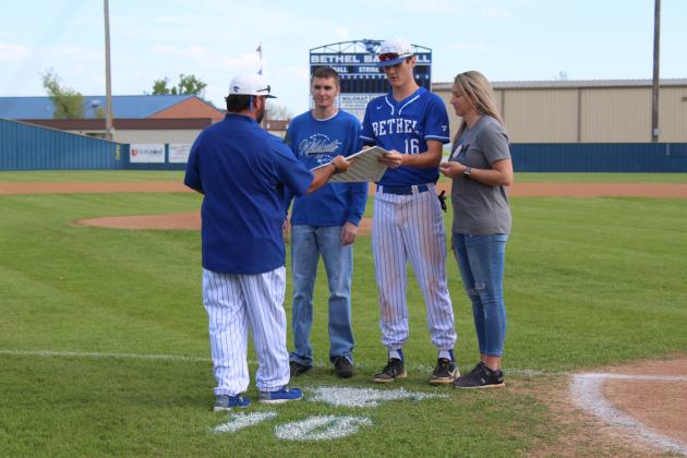 Bethel Baseball Senior Night