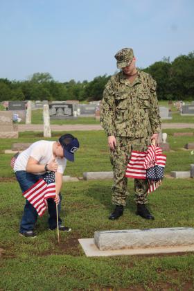 Sea Cadets Prepare For Memorial Day