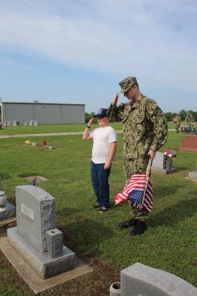 Sea Cadets Prepare For Memorial Day