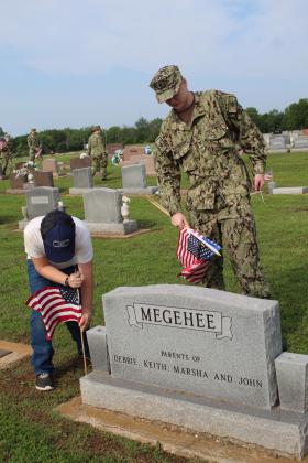 Sea Cadets Prepare For Memorial Day