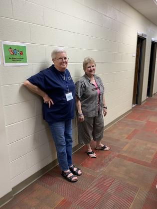 Nurses Phyliss Brasher and Carolyn Parks