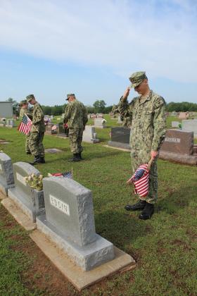 Sea Cadets Prepare For Memorial Day