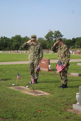 Sea Cadets Prepare For Memorial Day