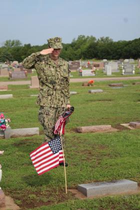 Sea Cadets Prepare For Memorial Day