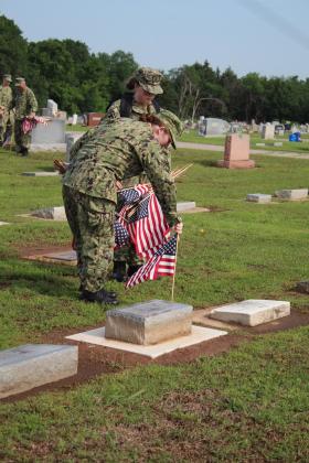 Sea Cadets Prepare For Memorial Day