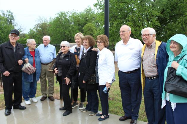 Vietnam Veteran Danny Glenn with 1957 classmates and family