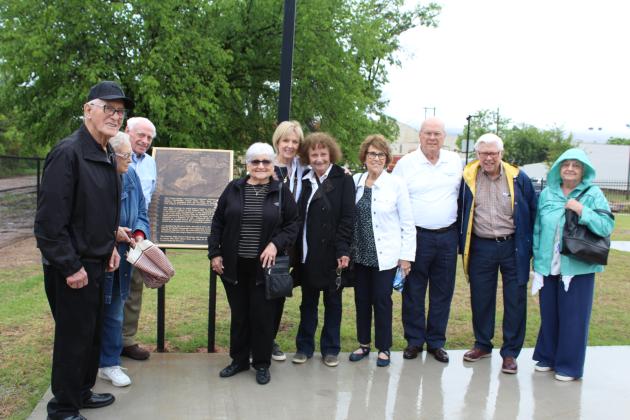 Vietnam Veteran Danny Glenn with 1957 classmates and family