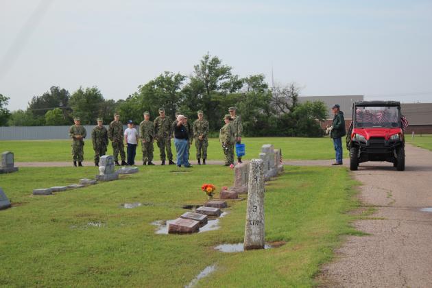 Sea Cadets Prepare For Memorial Day